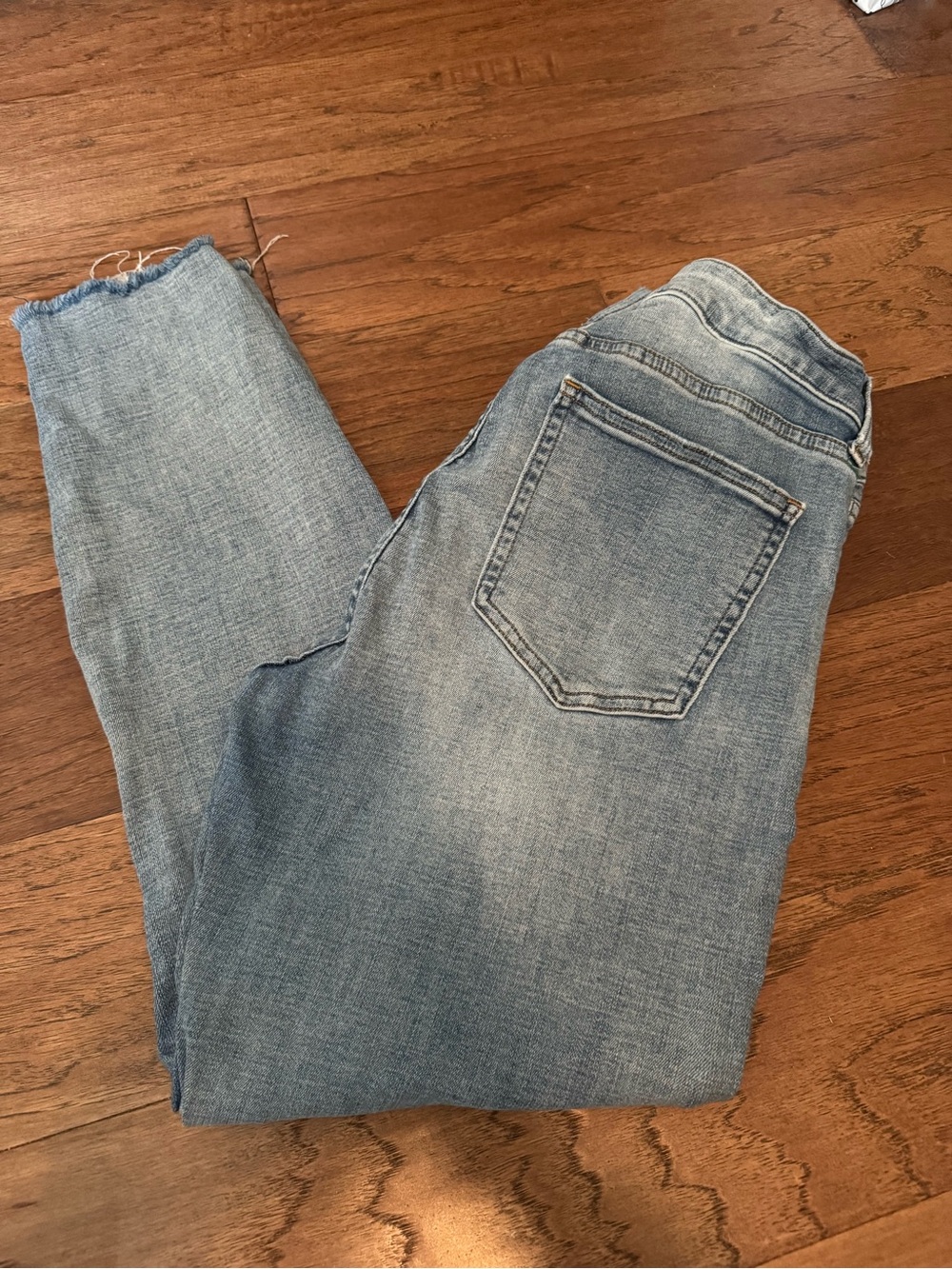 pistola Light Blue Cropped Ankle Jeans